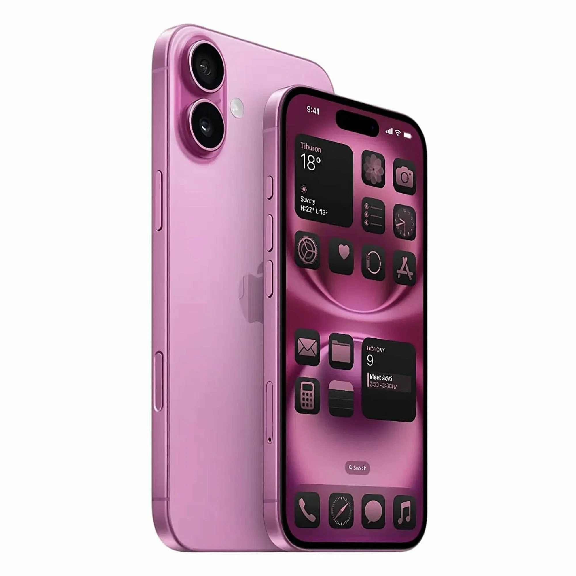Смартфон Apple iPhone 16, 8/128Gb, розовый