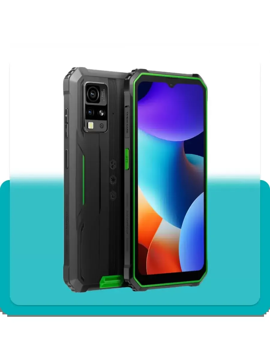 Смартфон Blackview BV4800 Pro, 4/128Gb, зеленый