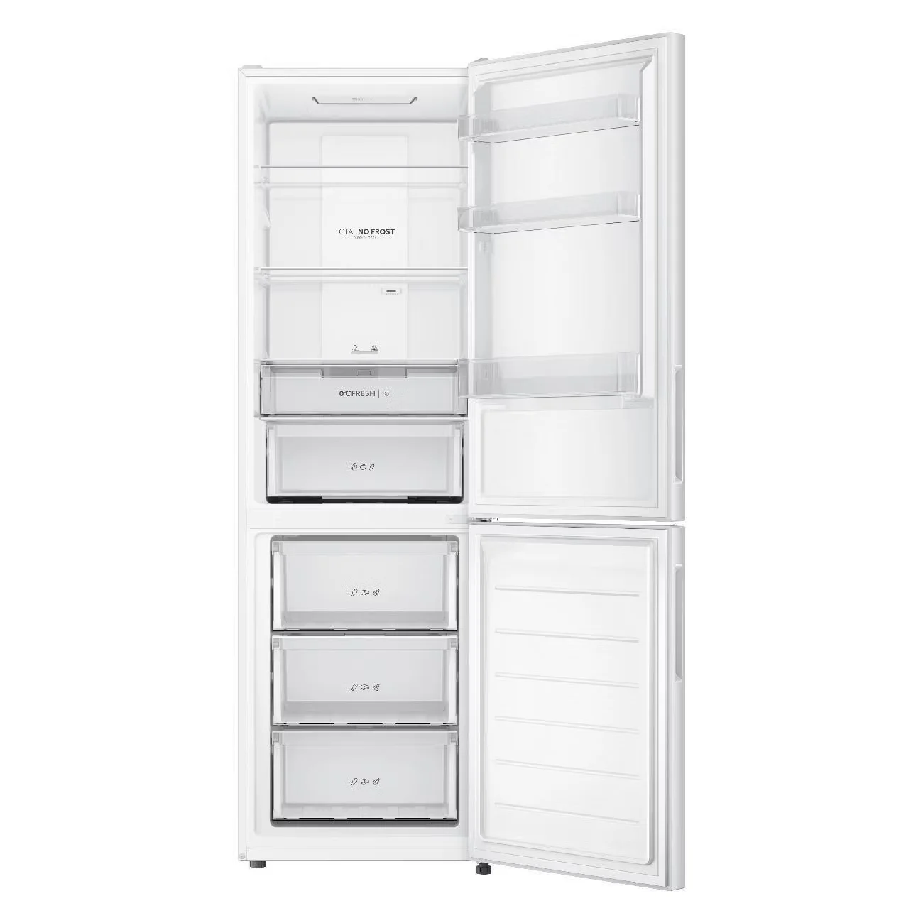 Холодильник двух кам нижн мороз Haier CEF536CWG 60х190х65 No Frost, 345 л,белый