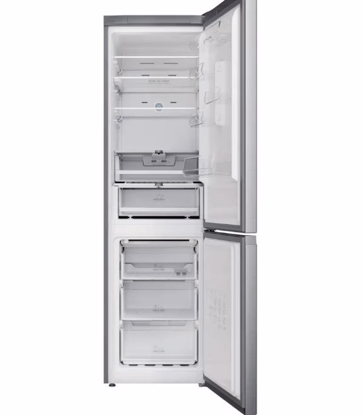 Холодильник двух кам нижн мороз Hotpoint HT 7201I MX O3 60х196х62 см 322 л No Frost, инвертор нерж