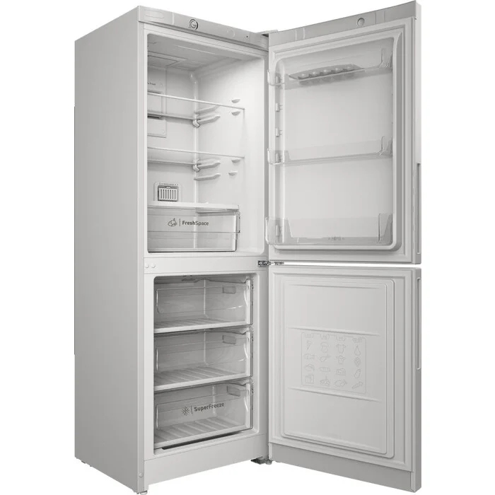 Холодильник двух кам нижн мороз INDESIT ITR 4160 W 167х60х67,257 л, No Frost