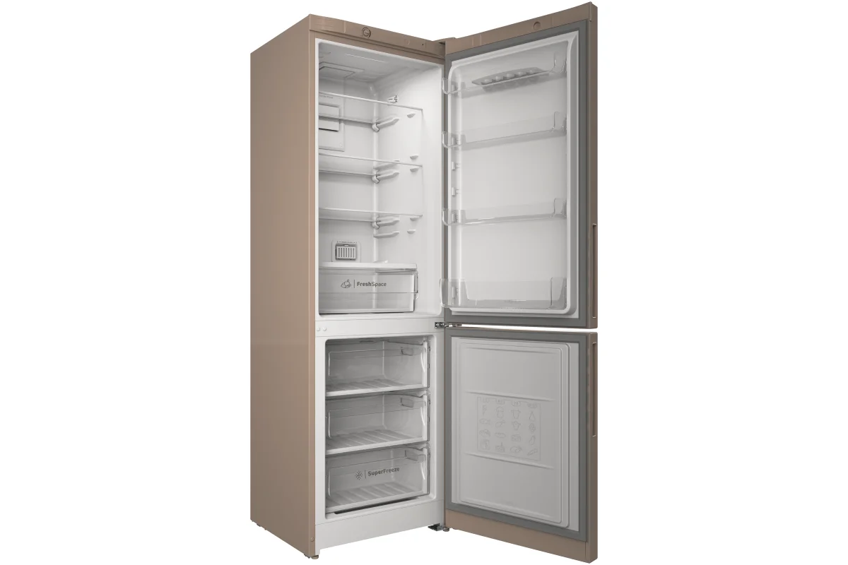 Холодильник двух кам нижн мороз Indesit ITR 4200 E 60х195х64 см, No Frost,325 л,бежевый