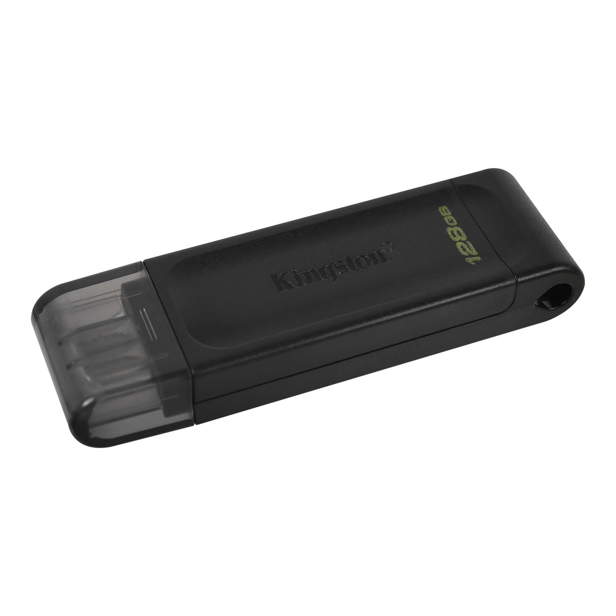 Флешка USB Kingston DataTraveler DT70 (DT70/128Gb), 128Gb, USB Type C, R/W 70/45, черный