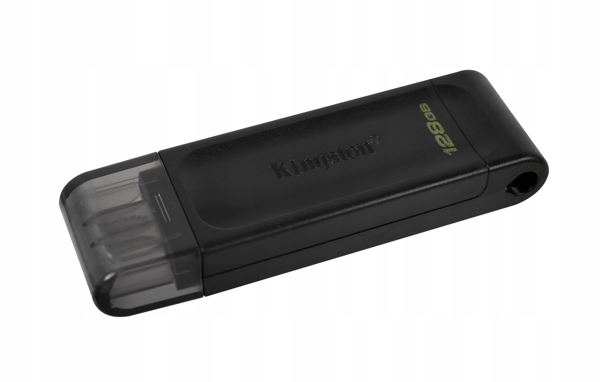 Флешка USB Kingston DataTraveler DT70 (DT70/256Gb), 256Gb, USB Type-C 3.2, R/W 70/45, черный