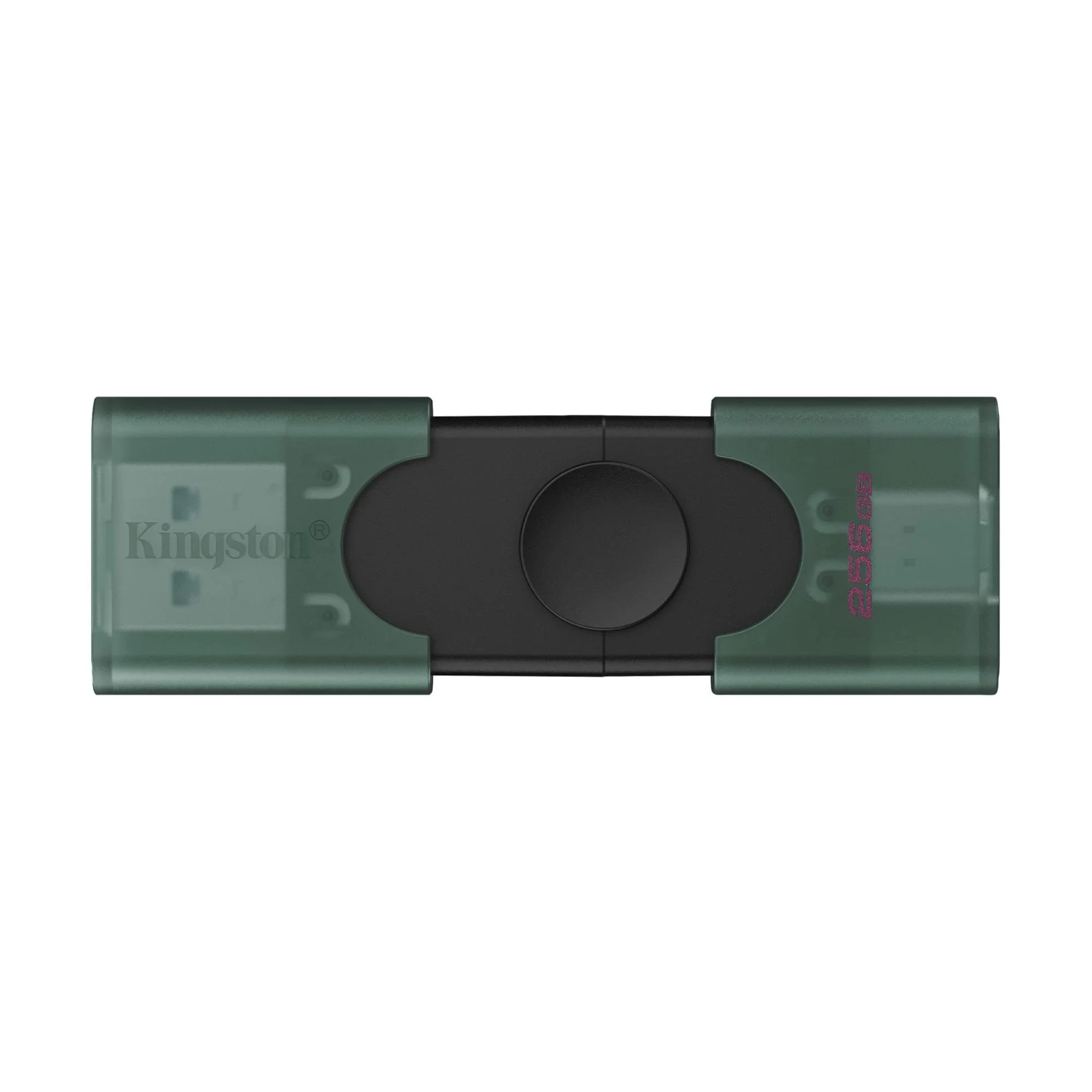 Флешка USB Kingston DataTraveler Duo (DTDEG2/256Gb), 256Gb, USB3.2/Type-C, R/W 150/60, зеленая