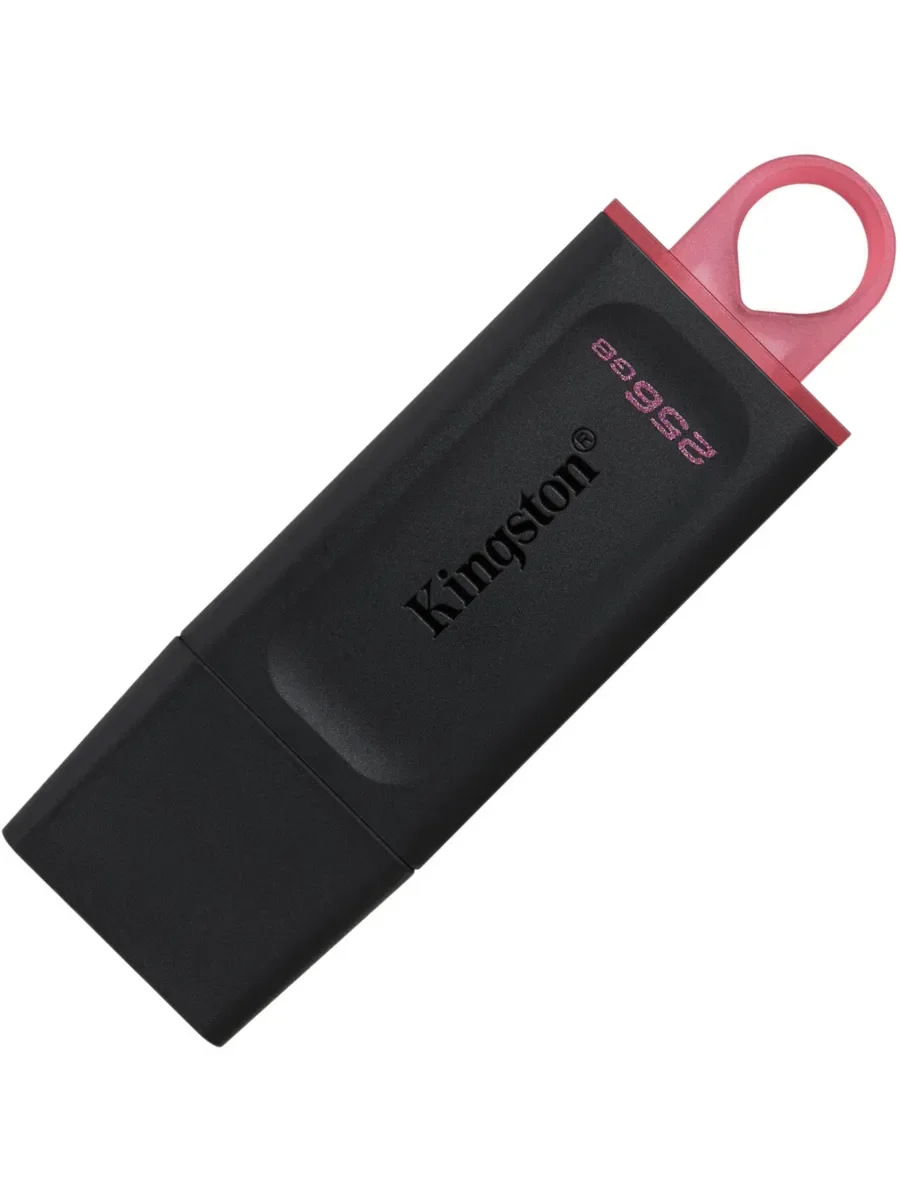 Флешка USB Kingston DataTraveler Exodia (DTX/256GB), 256Gb, USB 3.2 Gen 1, R/W 200/60, черный/розовый