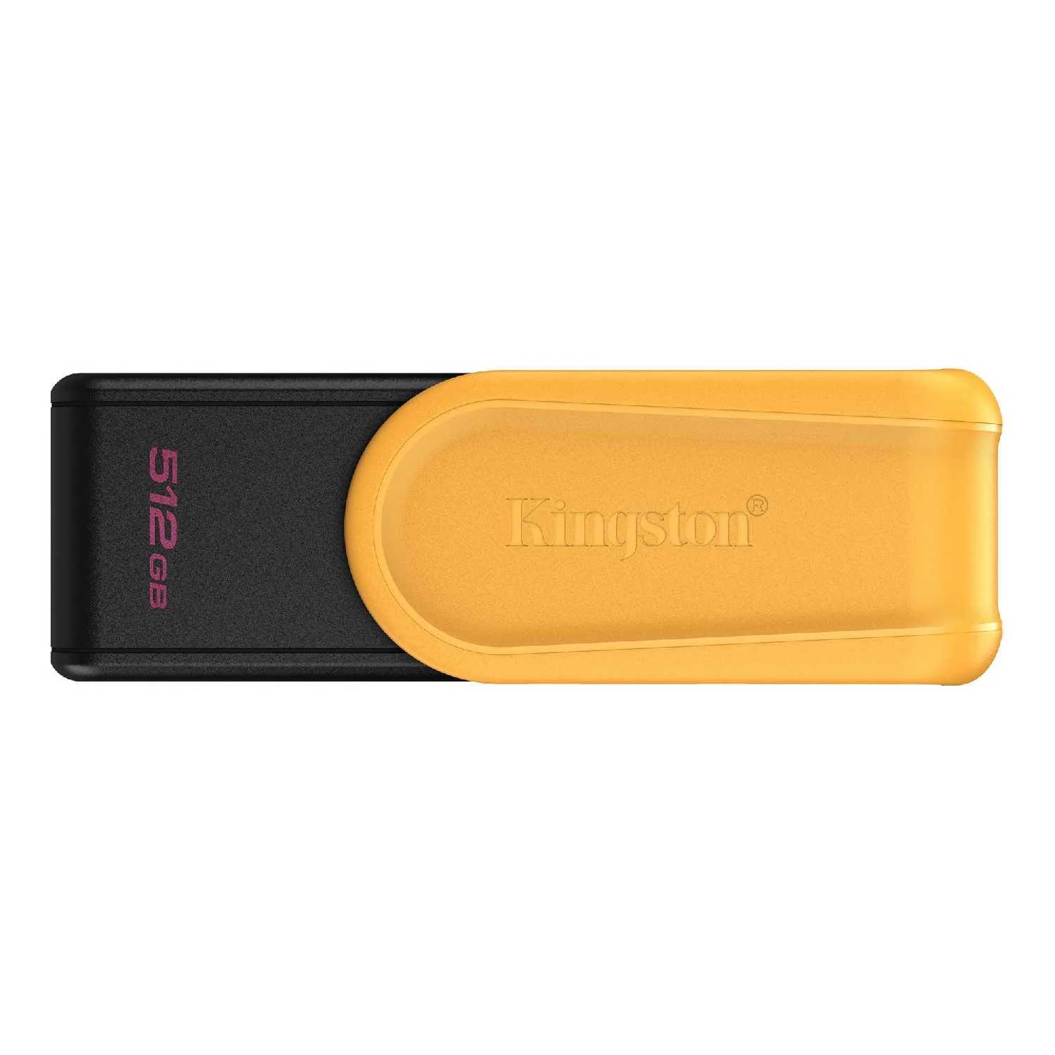 Флешка USB Kingston DataTraveler Exodia S (DTXS/512), 512Gb, USB 3.2 Gen 1, R/W 150/60, желтый/черный