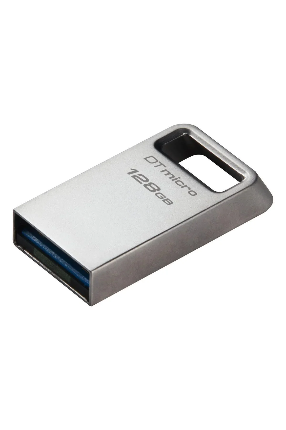 Флешка USB Kingston DataTraveler Micro (DTMC3G2/256Gb), 256Gb, USB 3.2 Gen 1, R/W 200/60, серебристый