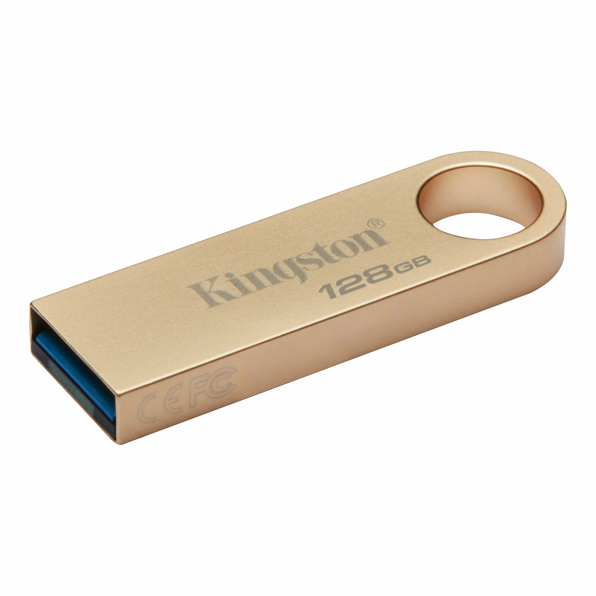 Флешка USB Kingston DataTraveler SE9 G3 (DTSE9G3/256Gb), 256Gb, USB 3.2 Gen 1, R/W 220/100, золотистый