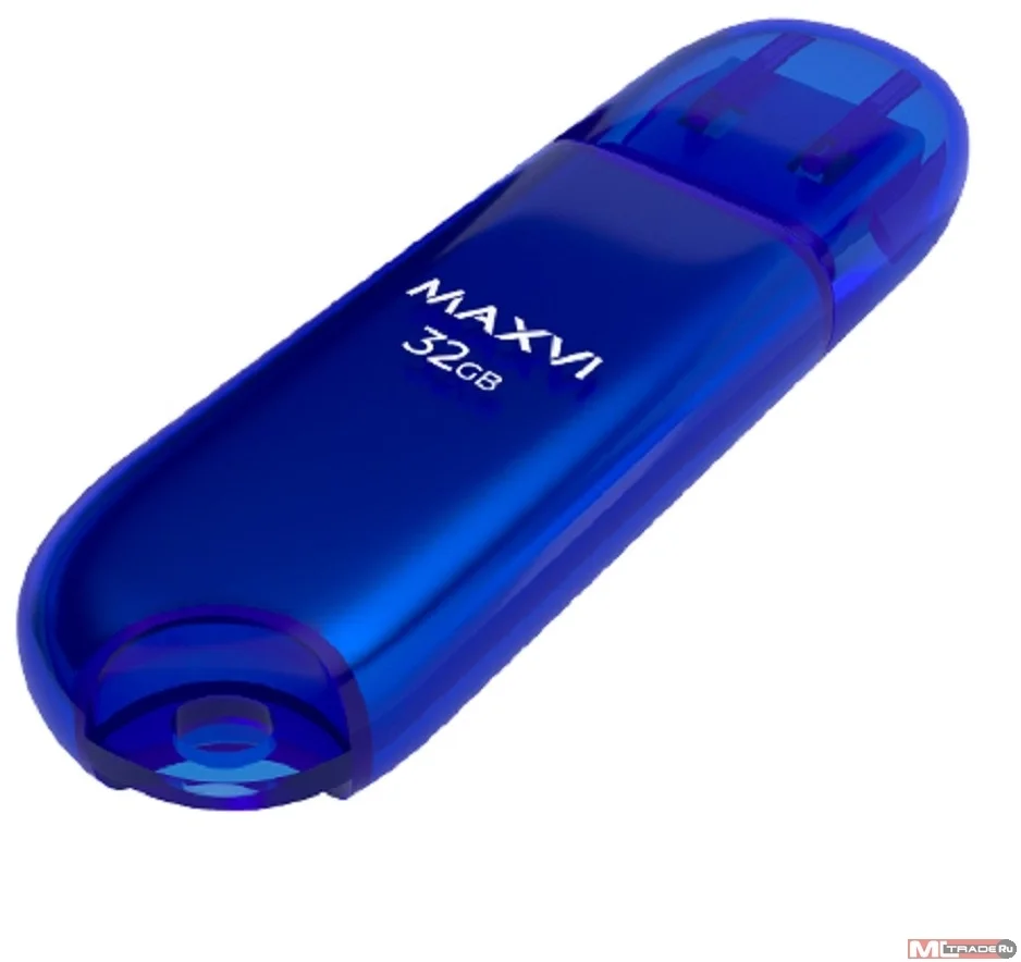 Флешка USB Maxvi P1 32GB silver (FD32GBUSB20C10P1)
