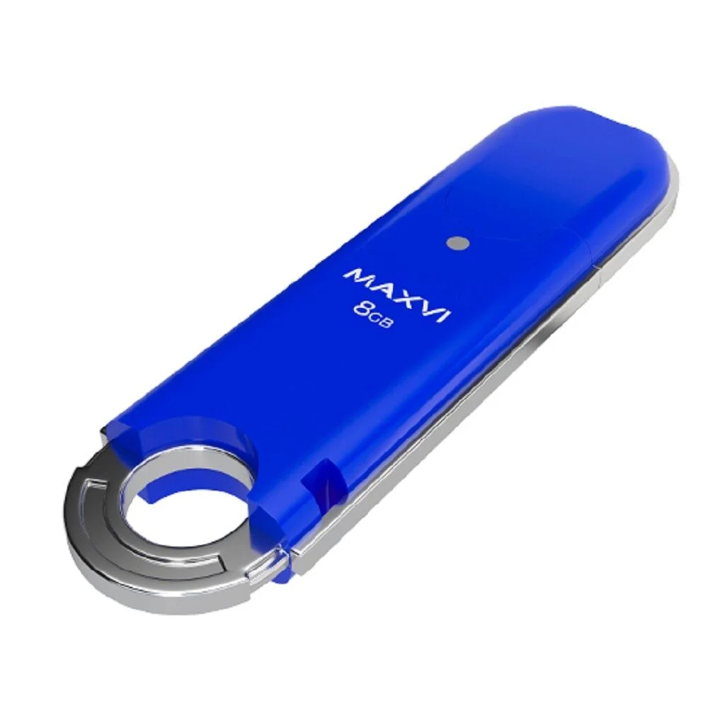 Флешка USB Maxvi P3 (FD16GBUSB20C10P3 sky blue), 16GB, USB 2.0, R/W 12/5, небесно-голубой