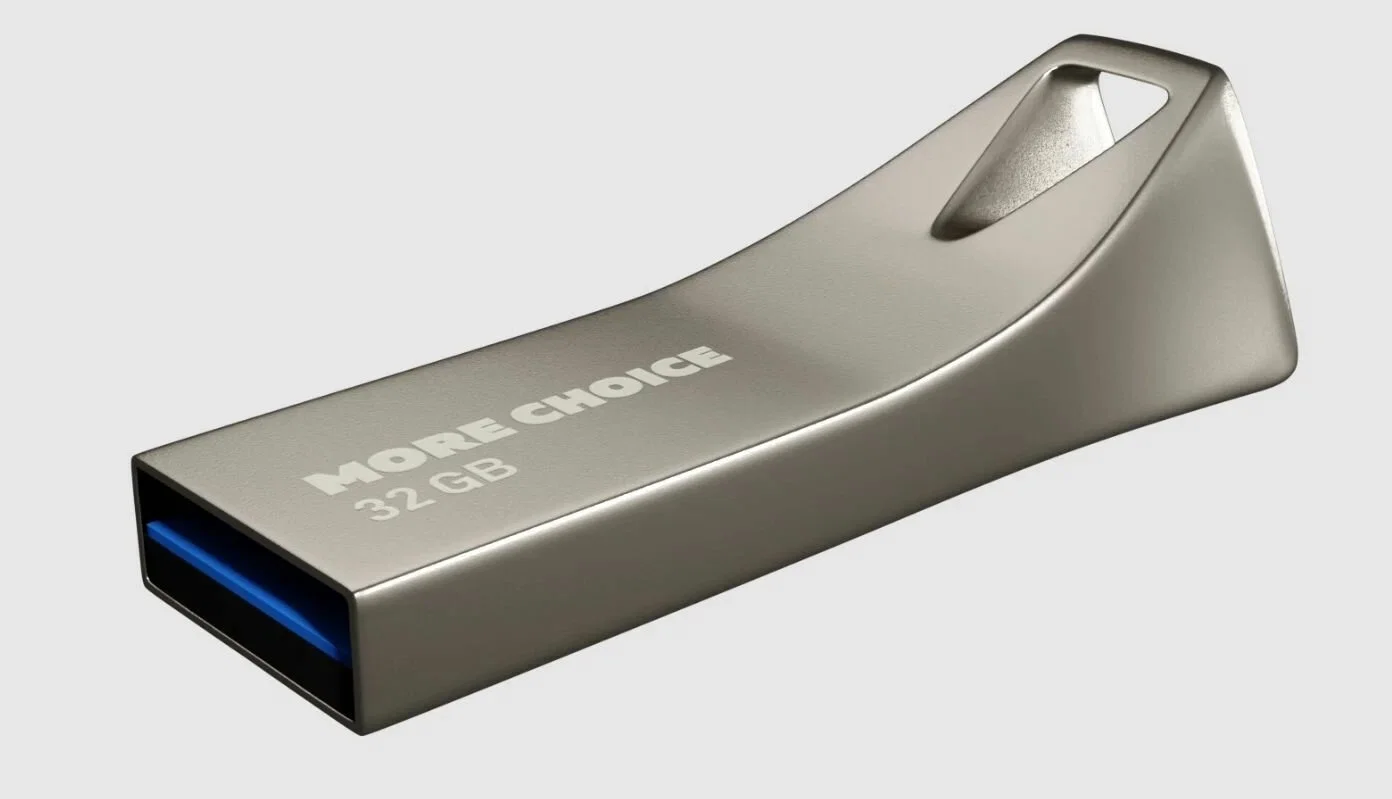 Флешка USB More Choice (4610196401138) MF16m серебристый