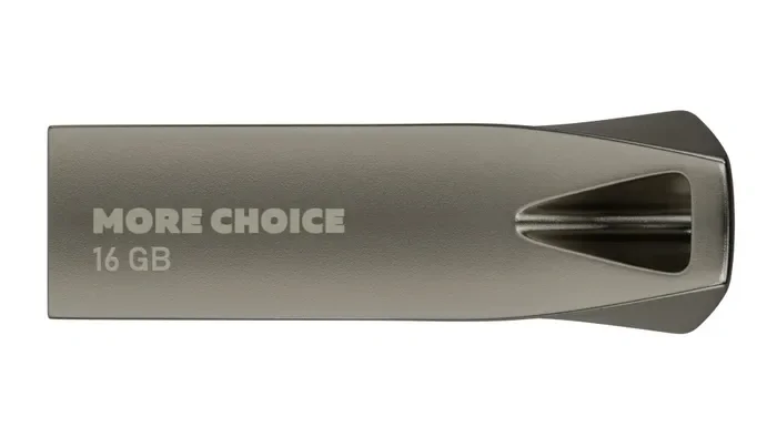 Флешка USB More Choice (4610196401138) MF16m серебристый