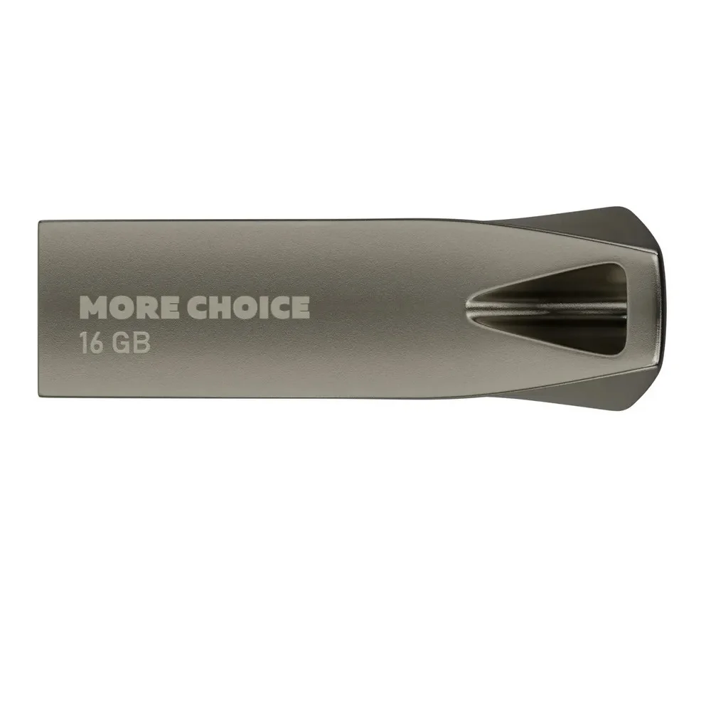 Флешка USB More Choice (4610196401138) MF16m серебристый
