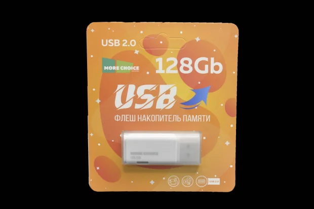 Флешка USB More Choice (4610196405105) MF128 - белый