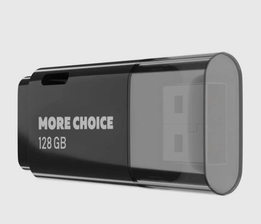 Флешка USB More Choice (4610196405112) MF128 - черный