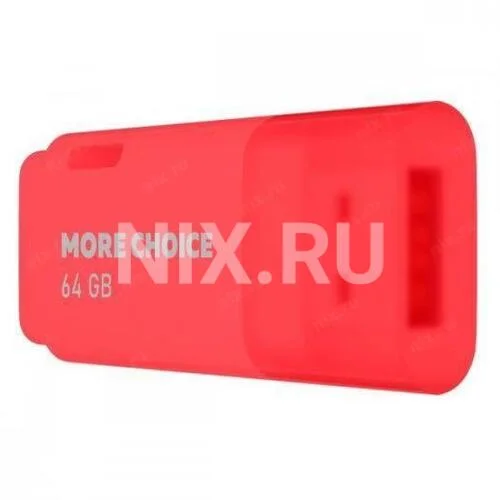 Флешка USB More Choice (4610196407475) MF64 USB 64 Gb 2.0 красный