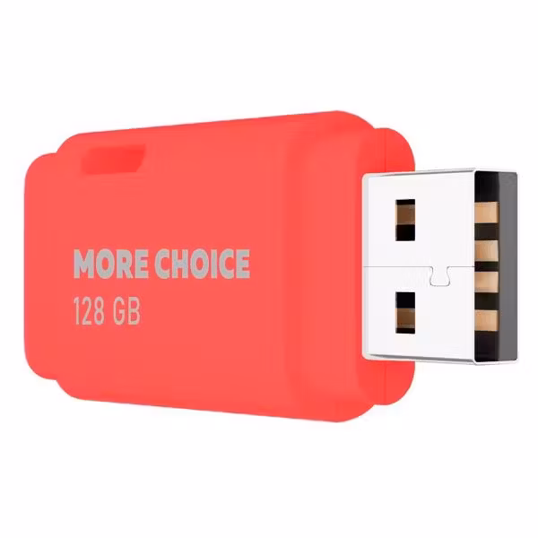 Флешка USB More Choice (4610196407475) MF64 USB 64 Gb 2.0 красный