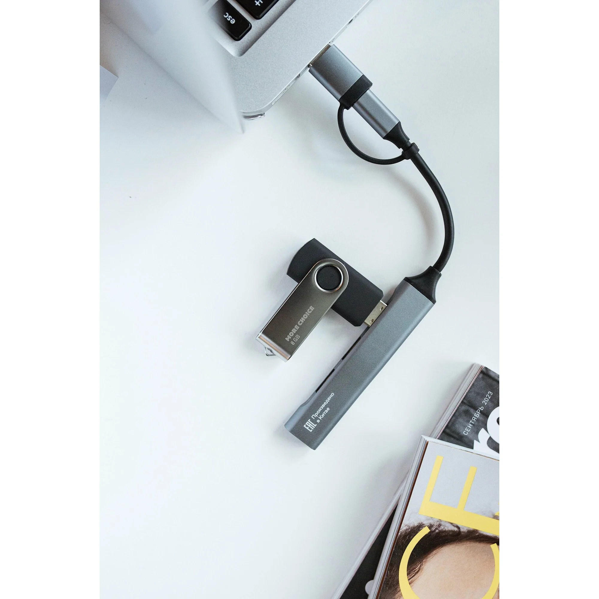 Флешка USB More Choice (4610196407512) MF8-4 USB 8Gb 2.0 черный