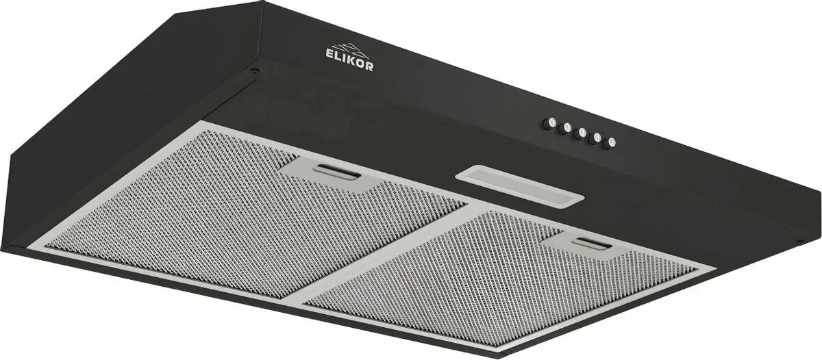Вытяжка встраиваемая козырьковая ECO BK 60 черный ELIKOR