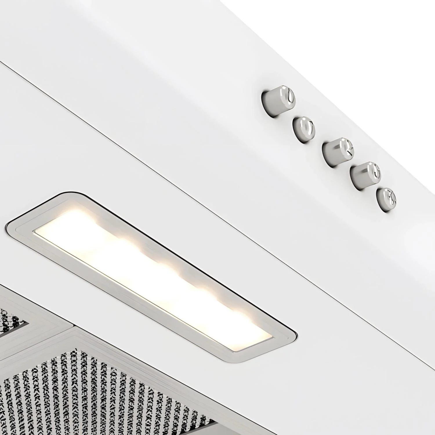 Вытяжка встраиваемая козырьковая ECO WH 60 белый ELIKOR