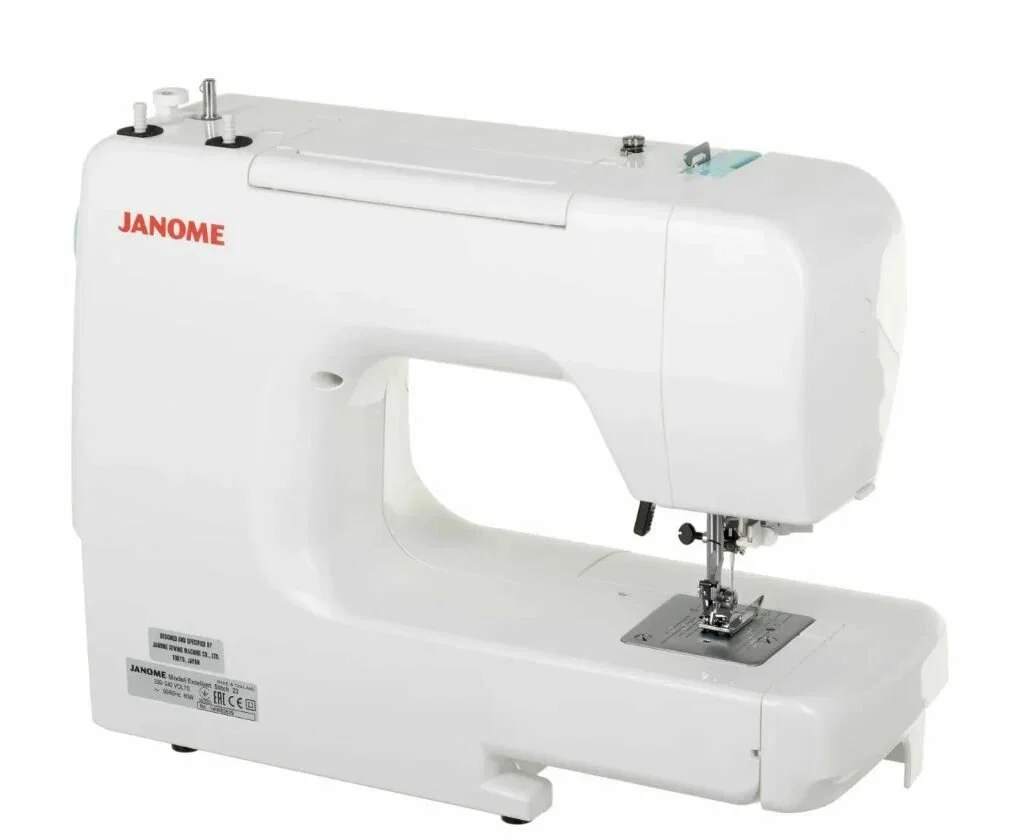 Швейная машина Janome Excellent Stitch 23 белый EXCELLENT STITCH 23, 60 Вт, 23 швейные операции