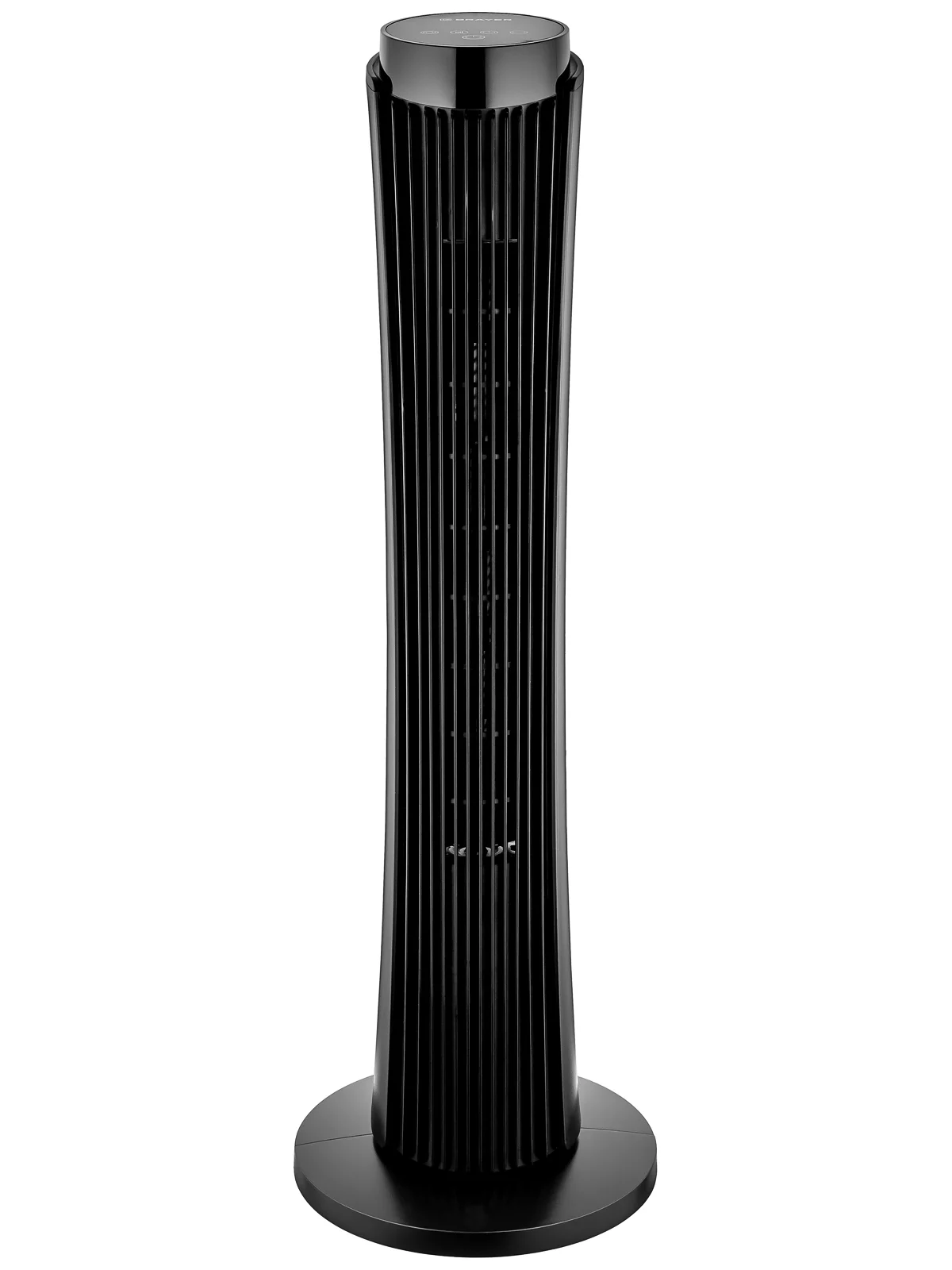 Вентилятор колонный BRAYER BR4983 пульт ДУ, вращение 70°, 50 Вт, LED-дисплей