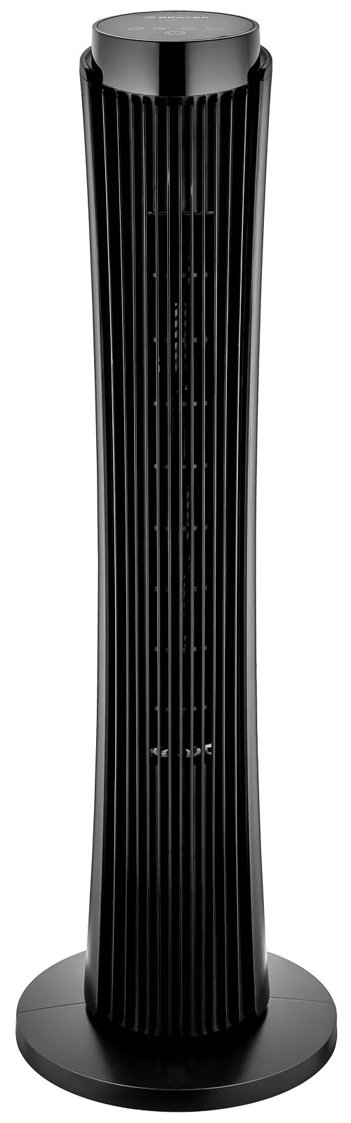 Вентилятор колонный BRAYER BR4983 пульт ДУ, вращение 70°, 50 Вт, LED-дисплей