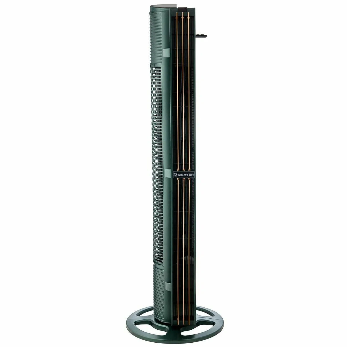 Вентилятор напольный BRAYER 4976BR Сенсор.упр.,пульт ДУ,вращение70°,мощ-ть75Вт, LED-дисплей