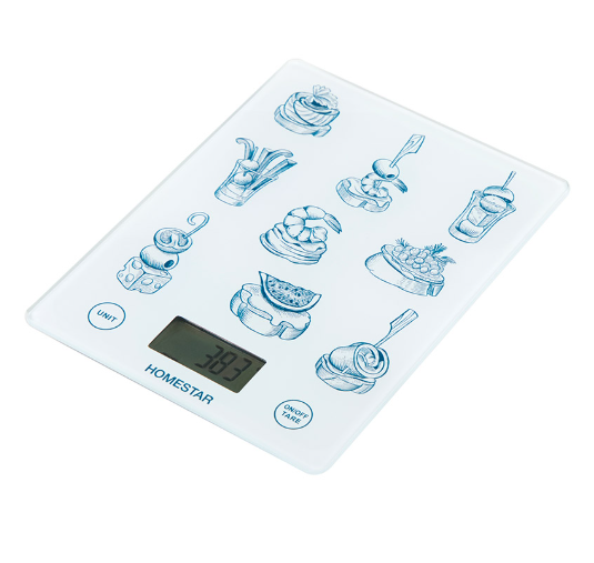 Весы кухонные, электр. HOMESTAR HS-3015А, 7 кг деления 1 г Функция "Тары" LCD дисплей
