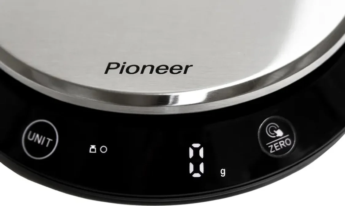 Весы кухонные, электр. Pioneer PKS1012 (макс 5кг, шаг 1гр)