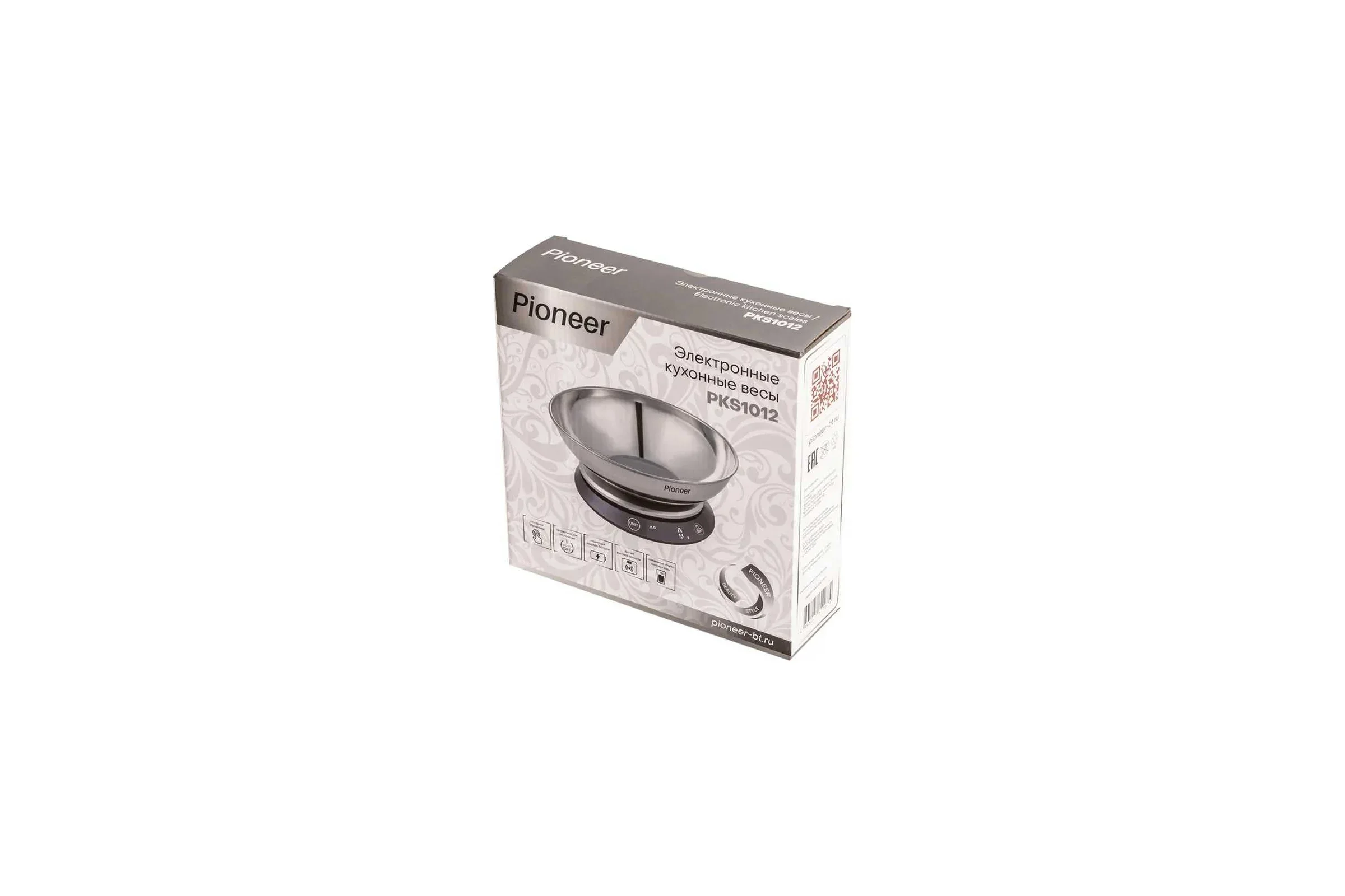 Весы кухонные, электр. Pioneer PKS1012 (макс 5кг, шаг 1гр)