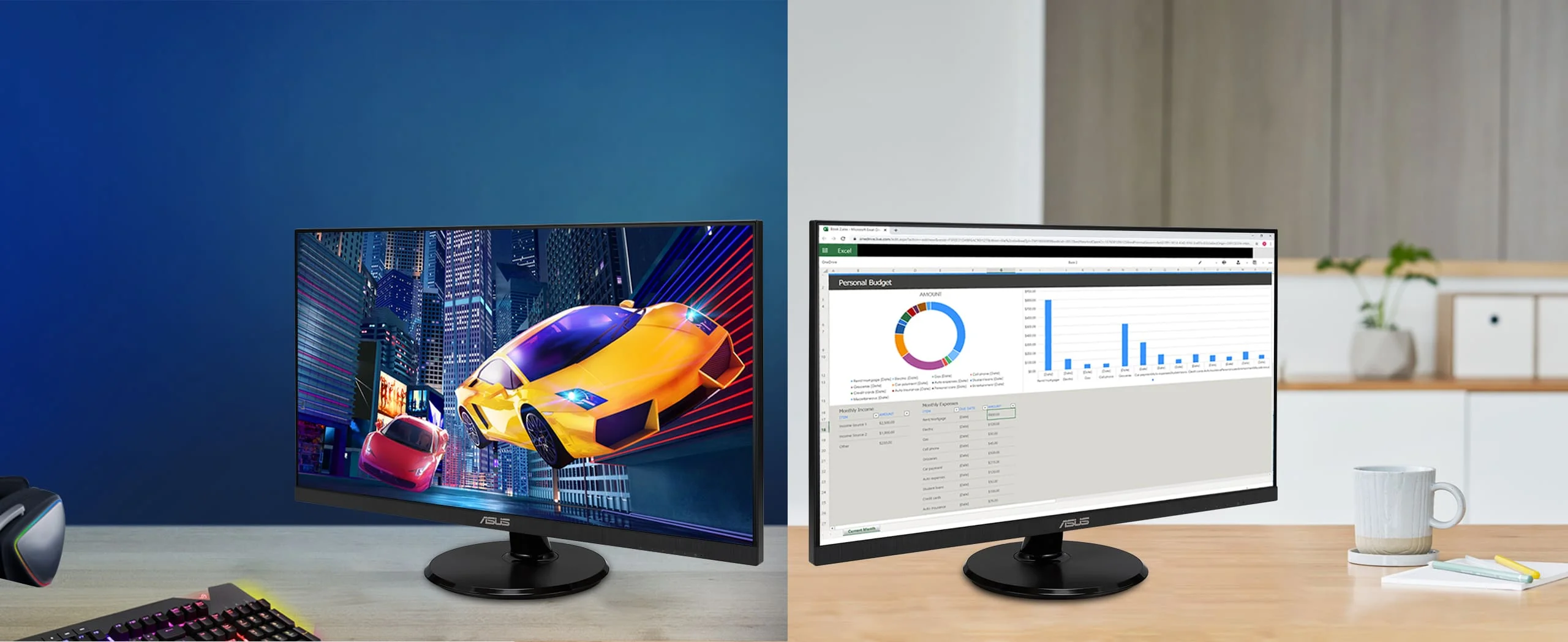 Монитор 23.8" VA24DQFR IPS FHD(1920x1080) 100Hz DP HDMI VGA 1ms(MPRT) 250cd/㎡ 16:9 bp