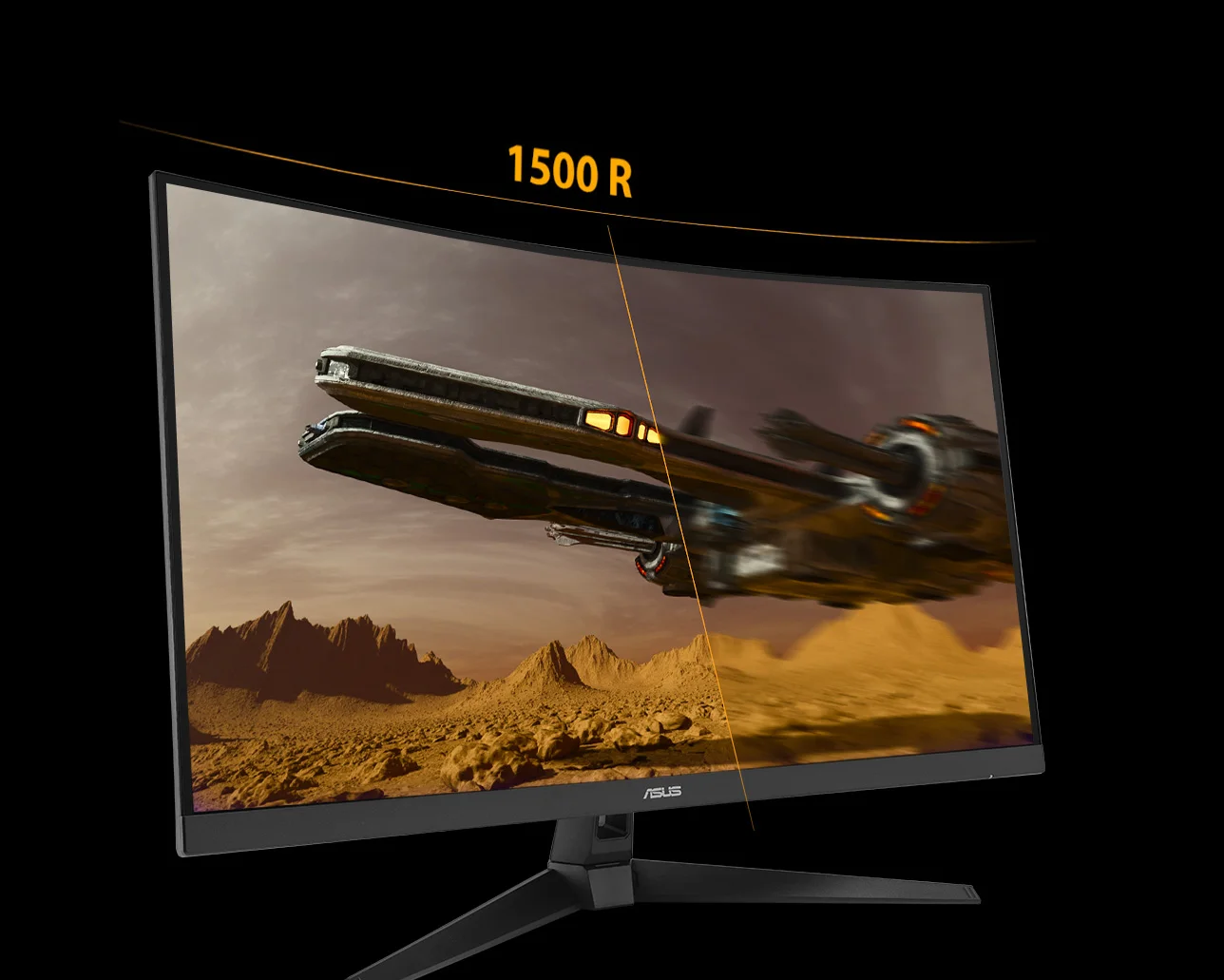 Монитор ASUS Badpack 31.5" VG32VQM5B VA FHD(1920x1080) 250Hz DP 2xHDMI 300cd/m² 0.5ms(GTG) 16:9 Curved(1500R) bp