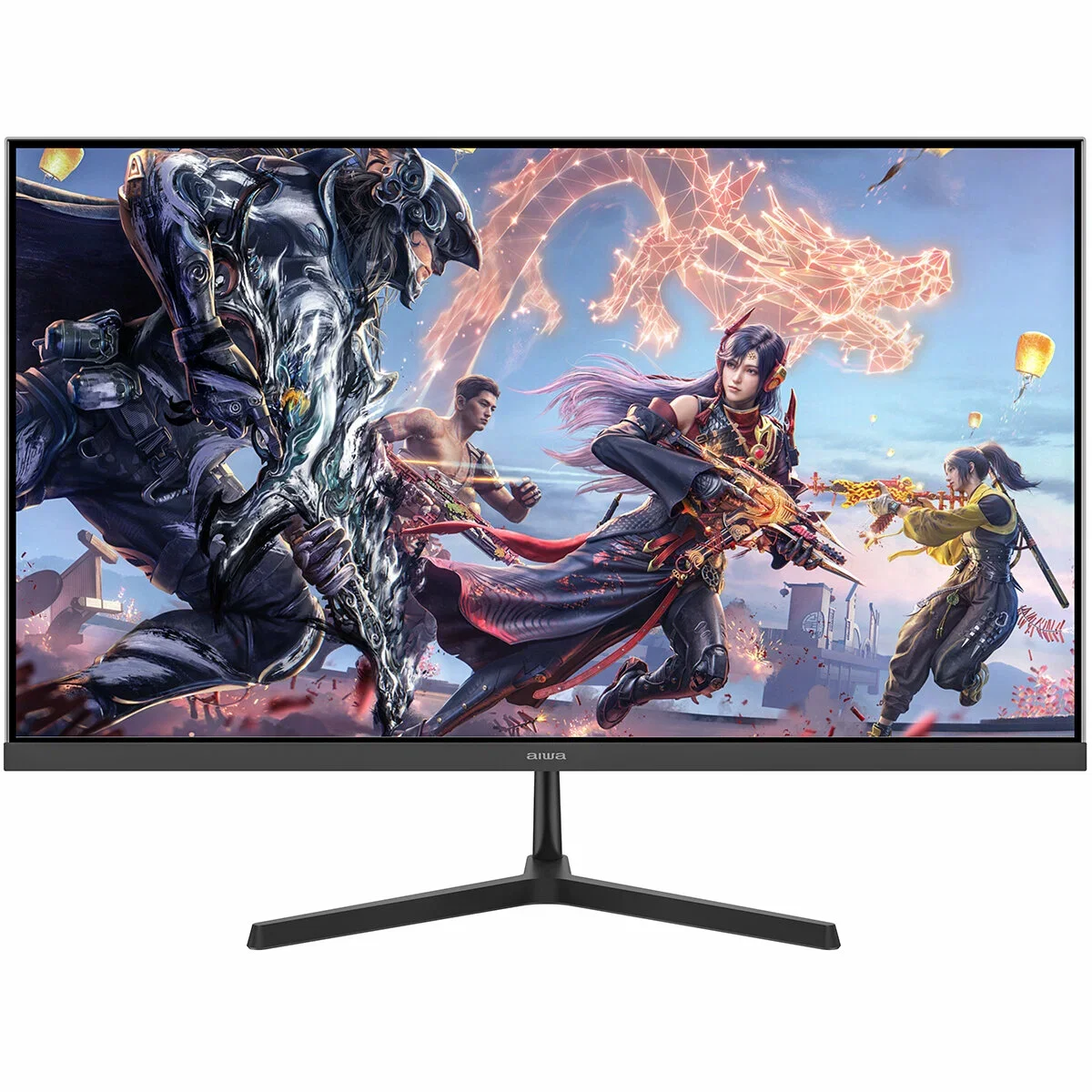 Монитор BadPack 24.5" AIWA MD2511 Black (IPS, 1920x1080, D-Sub+HDMI+DP, 4 ms, 178°/178°, 300 cd/m, 1000:1, 100Hz, Spk, внутр БП)