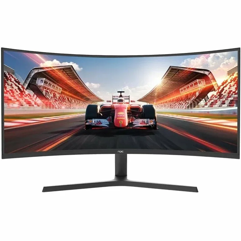 Монитор BadPack 34" AIWA MP340G-Y Black (VA, 3440x1440, 2xHDMI+2xDP, 1 ms, 178°/178°, 250 cd/m, 4000:1, 165Hz, MM, Curved, внешн. БП)