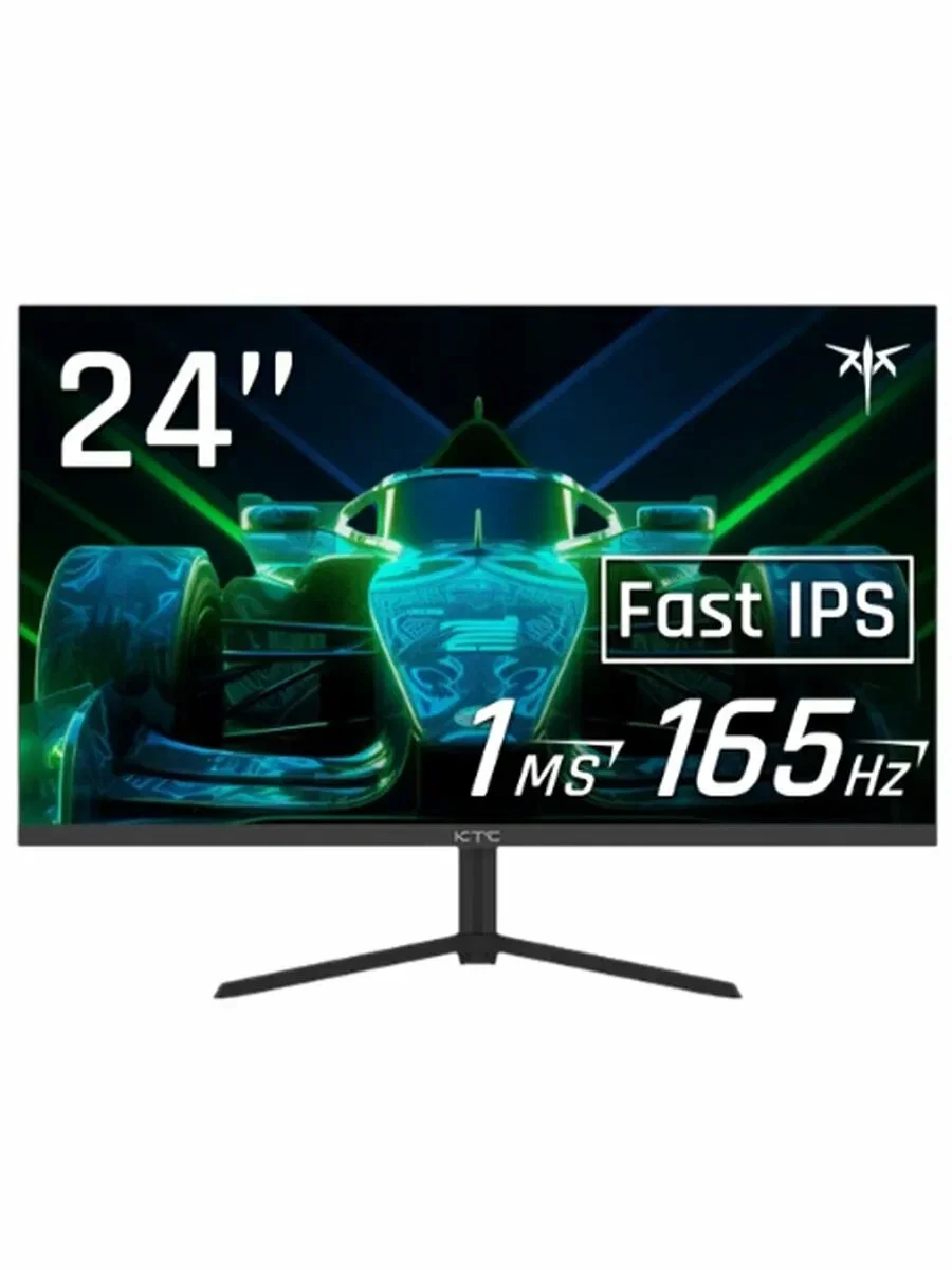 Монитор KTC 23.8" H24T09P Black IPS, 1920x1080, HDMI+HDMI+DP+DP, 1 ms, 178°/178°, 300 cd/m, 1000:1, 165Hz, FreeSync/G-Sync, HDR10