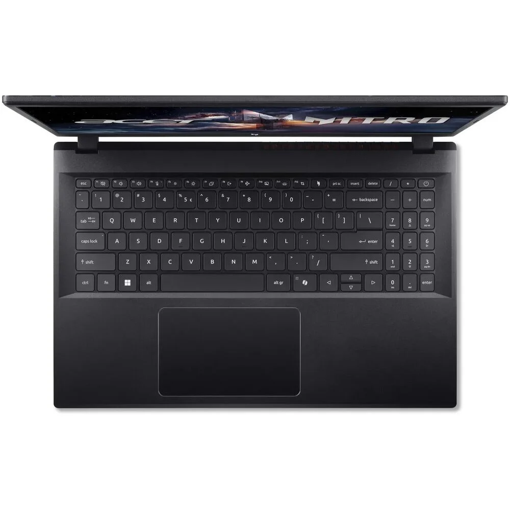 Ноутбук Acer Nitro V 15 ANV15-52-54UP Core 5 210H 16Gb SSD1Tb NVIDIA GeForce RTX5050 8Gb 15.6" IPS FHD (1920x1080) без ОС black WiFi BT Cam (NH.QZ7CD.