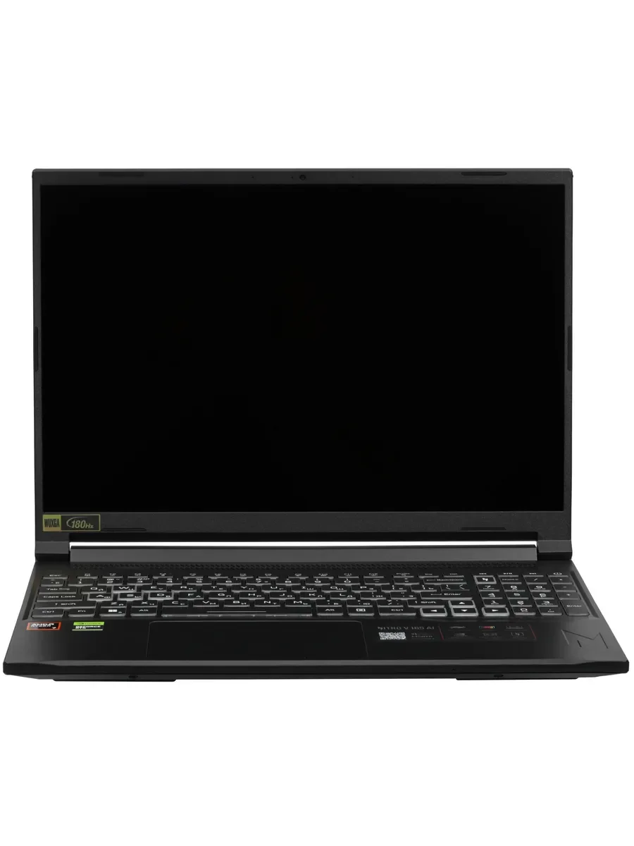 Ноутбук Acer Nitro V 16S ANV16S-41-R4WA Ryzen 7 260 16Gb SSD1Tb NVIDIA GeForce RTX 5060 8Gb 16" IPS WUXGA (1920x1200) без ОС black WiFi BT Cam (NH.U03