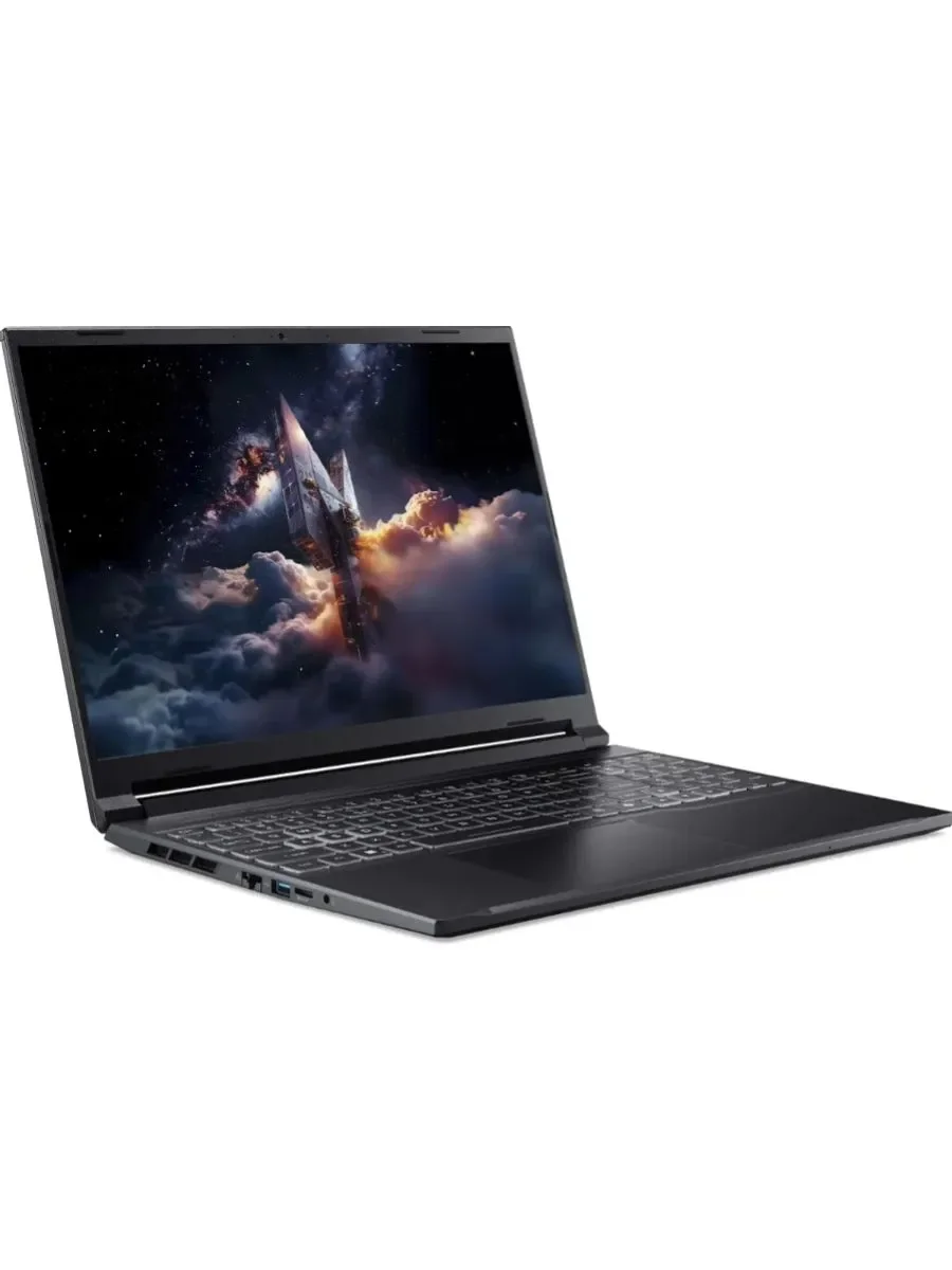 Ноутбук Acer Nitro V 16S ANV16S-71-55X8 Core 5 210H 16Gb SSD512Gb NVIDIA GeForce RTX5050 8Gb 16" IPS WUXGA (1920x1200) без ОС black WiFi BT Cam (NH.U2