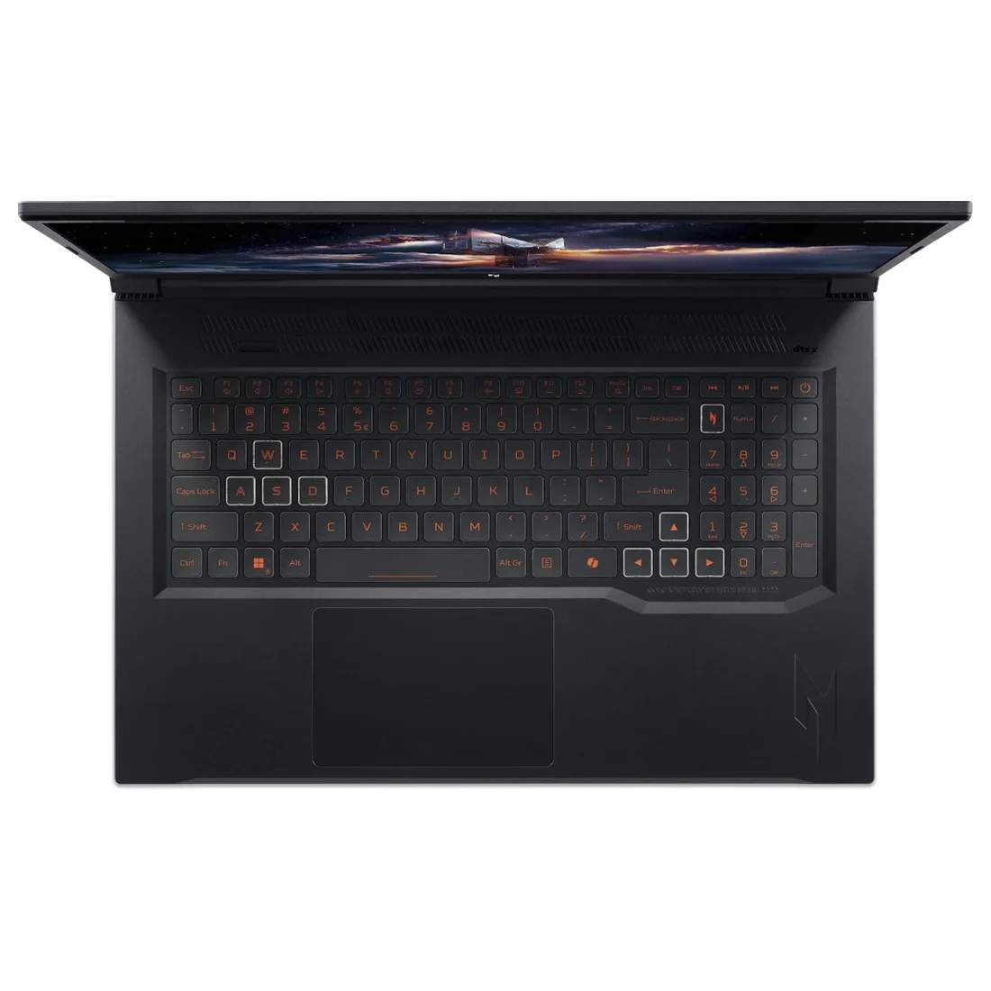Ноутбук Acer Nitro V 17 AI ANV17-41-R6A6 Ryzen 7 260 16Gb SSD1Tb NVIDIA GeForce RTX 5060 8Gb 17.3" IPS FHD (1920x1080) без ОС black WiFi BT Cam (NH.QY