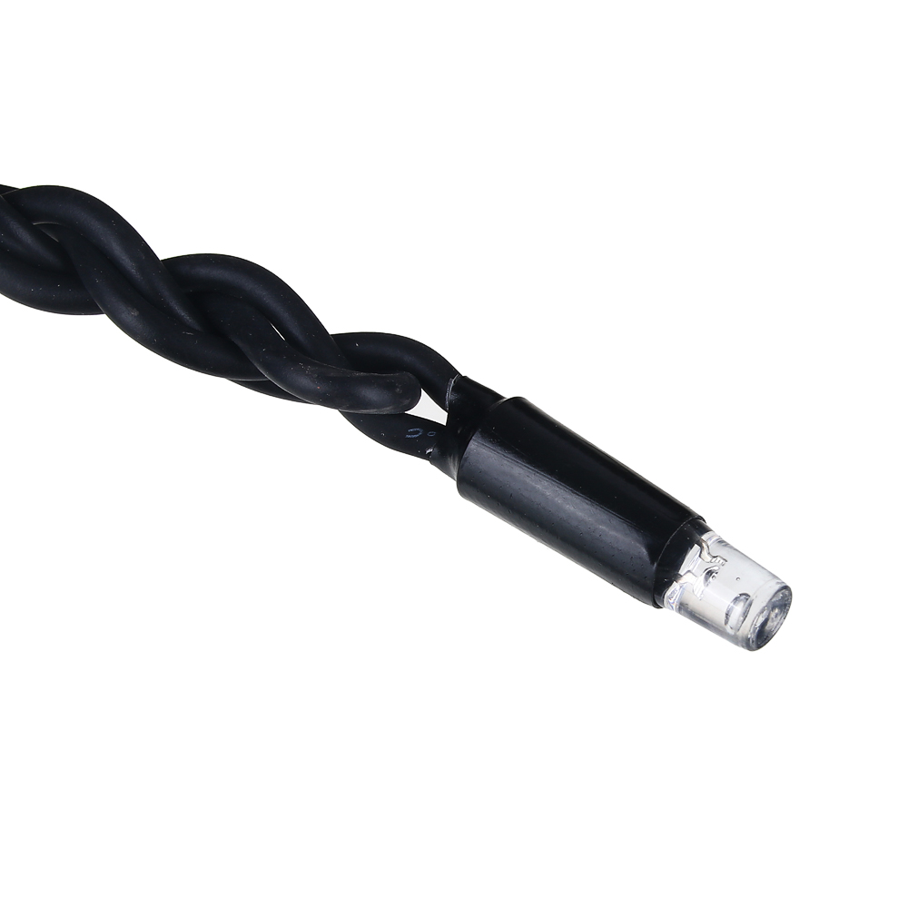 VETTA BY Эл.гирлянда бахрома уличная, 3x0.6х0.4м, 100LED, желтый,пост свеч,ПВХ черный,коннект,IP65,2