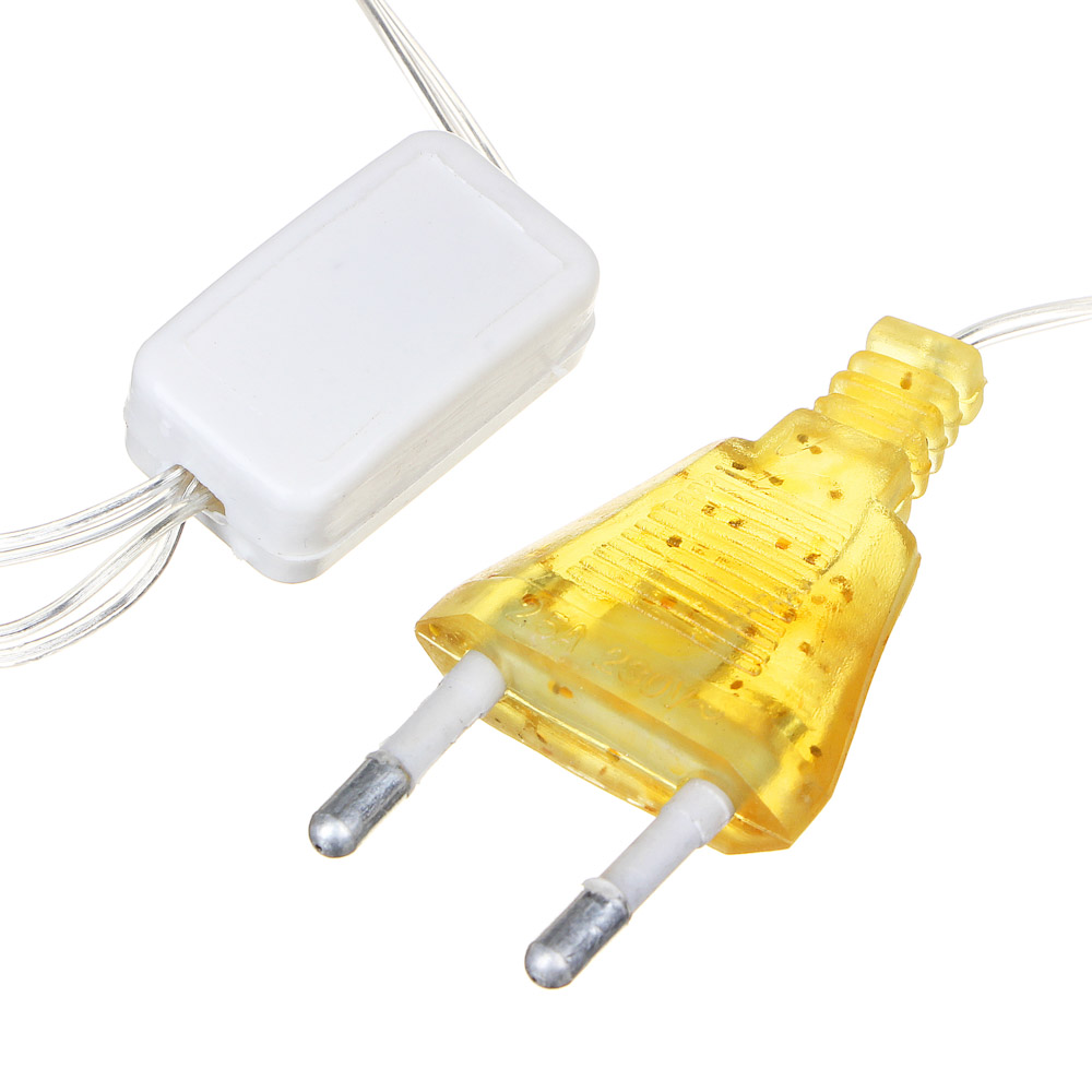 VETTA Гирлянда эл. бахрома,СНОУ БУМ 96LED, 3x0.5x0,7м, шампань, пост.свечение, ПВХ прозрач, коннект
