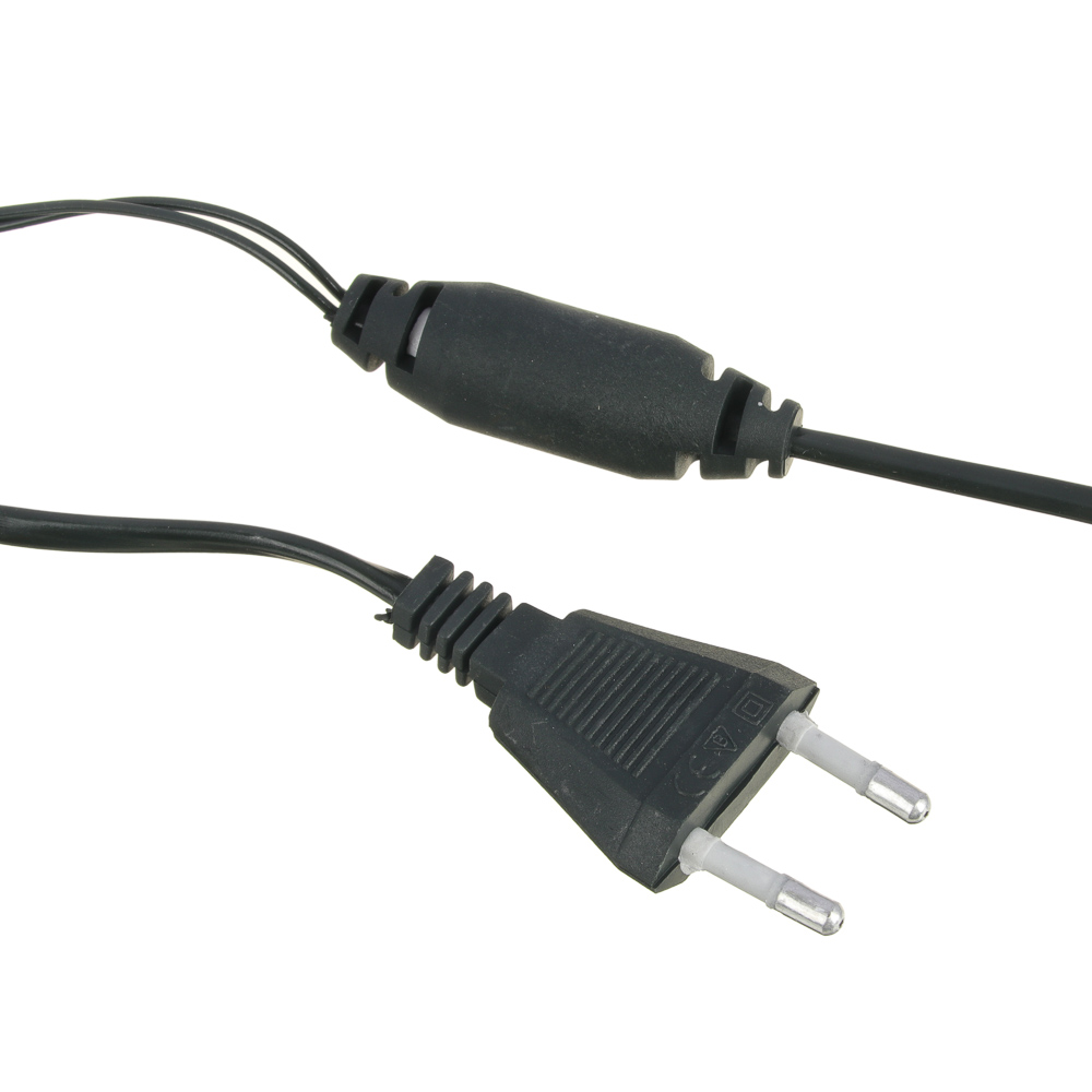 VETTA Гирлянда эл. вьюн улич, 10м, 100LED, шампань, пост.св., ПВХ зел, коннект, IP44, 220В