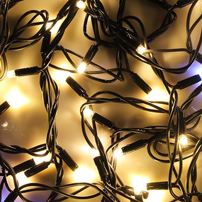 VETTA Гирлянда электрическая СНОУ БУМ вьюн уличный, 10м, 100LED, шампань, мерцание