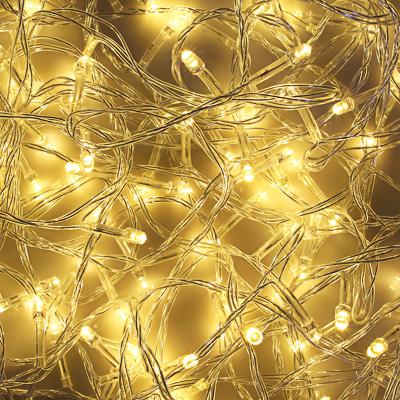 VETTA СНОУ БУМ Гирлянда эл. вьюн 180LED, 14м, шампань, пост. свечение, прозр. провод, 220В, 50Гц