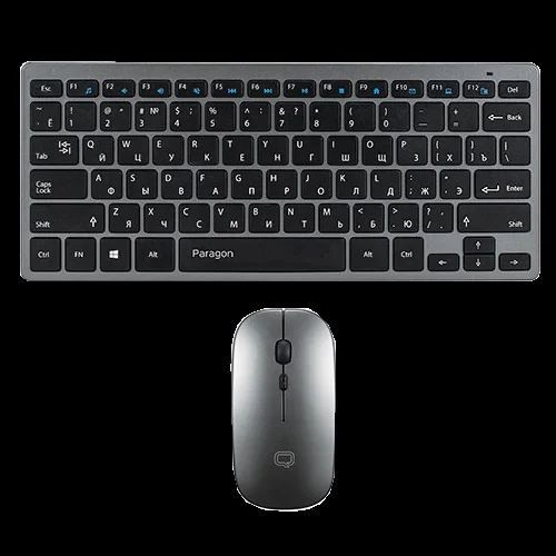 Комплект клавиатура + мышь Qumo Paragon K15/M21, беспроводной 2.4G, клавиатура + мышь, 400 mA