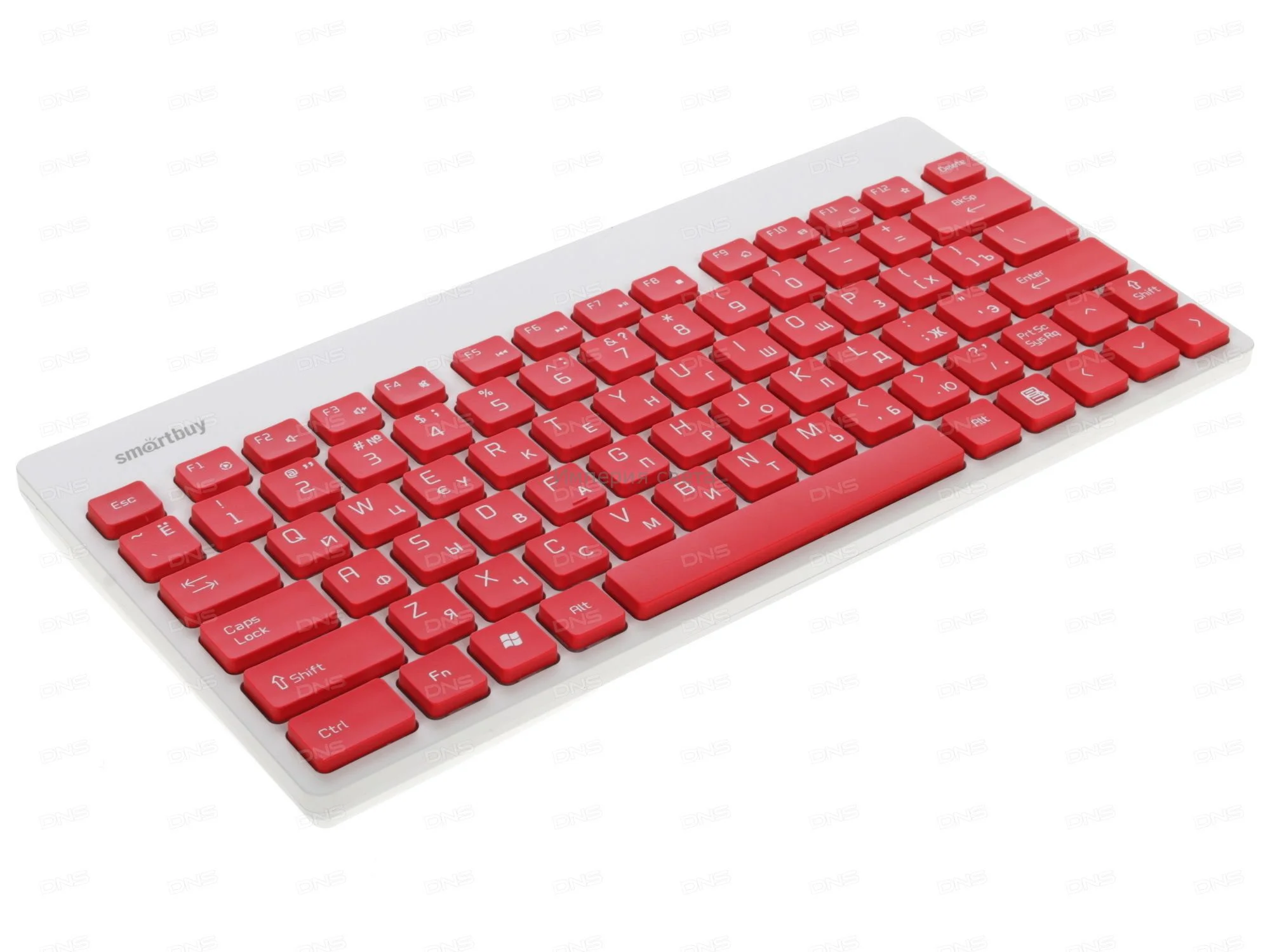 Комплект клавиатура + мышь Smartbuy 220349AG красно-белый SBC-220349AG-RW