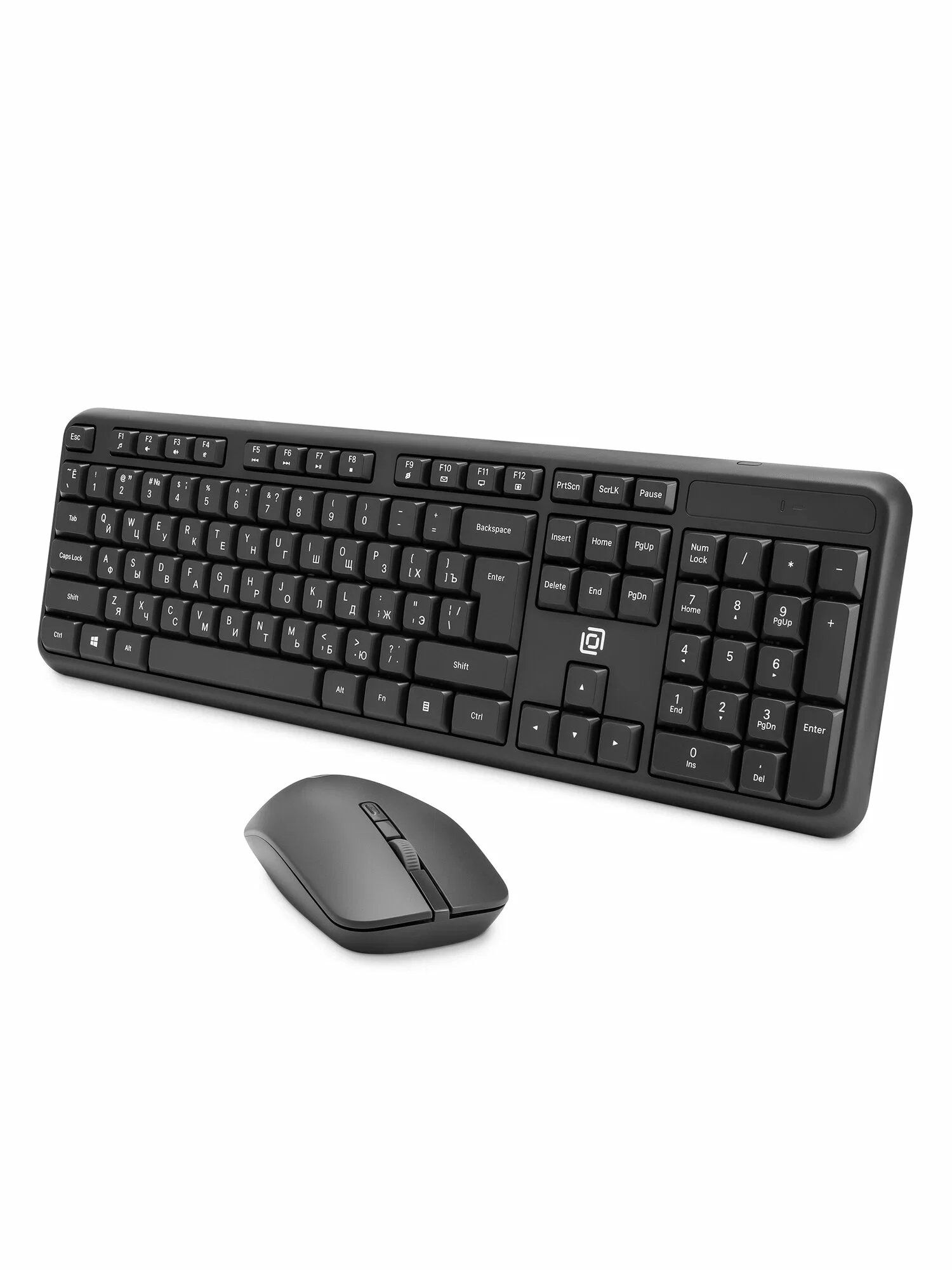 Комплект клавиатура + мышь Оклик S277W клав:серый мышь:серый USB беспроводная Multimedia (2066173)