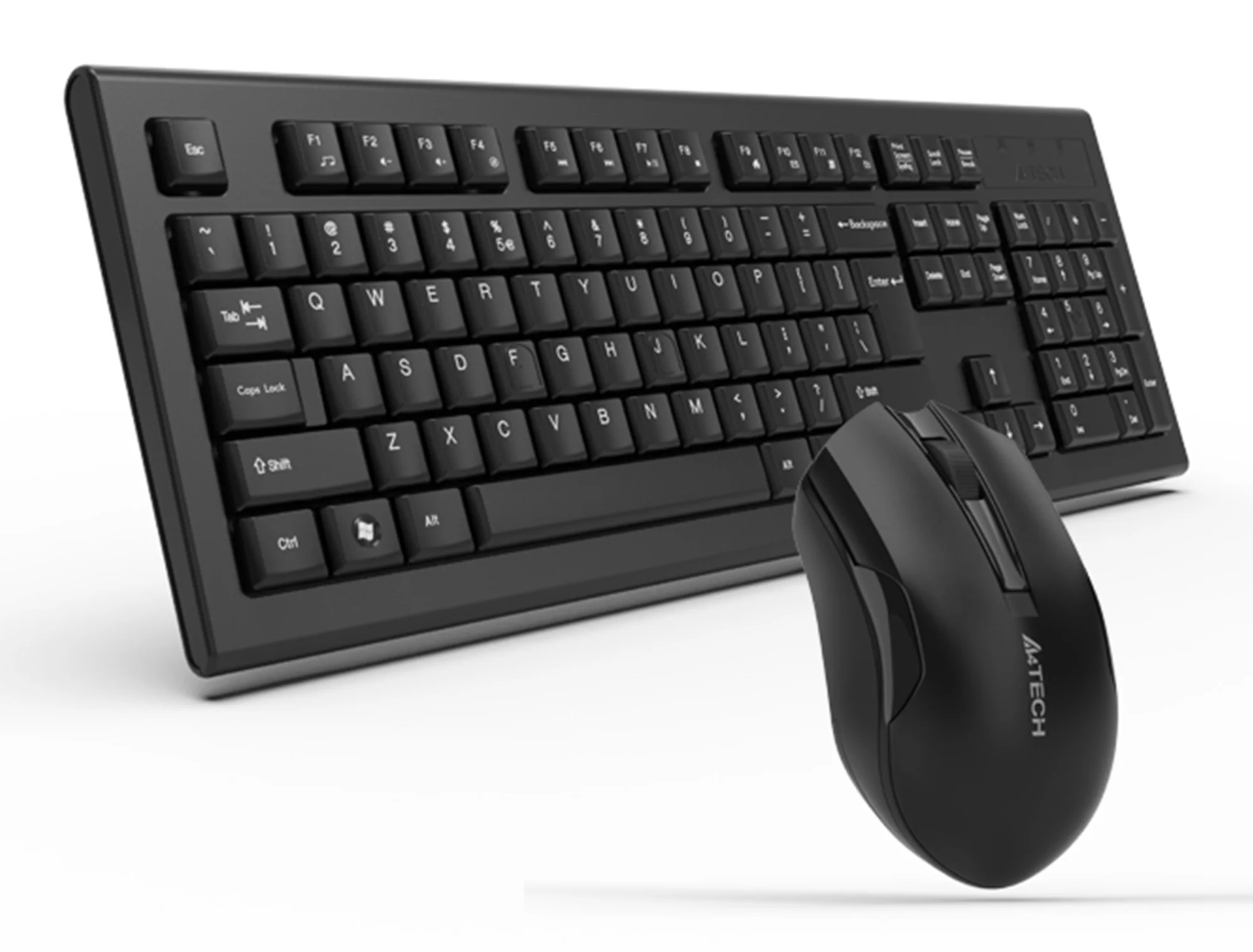 Комплект клавиатура+мышь A4Tech 3000NS беспроводной, USB, 1200 DPI, чёрный